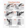 Pneumatic Steel Strapping Machine, 8500 N Tension Force, Metal Strapping Tool Tensioner and Cutter Sealer for 32 mm Width Metal Belt Image 4