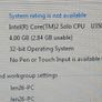 Lenovo Ideapad U350, Model 2963, Intel Core 2 Solo CPU U3500, 1.4GHz, 4GB Ram, 230GB SSD,  Windows 7 professional 32 bit, Opera, Firefox, Chrome and VLC Image 4