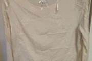 Light beige blouse with lace Atmosphere size UK16 EU44 Postage included