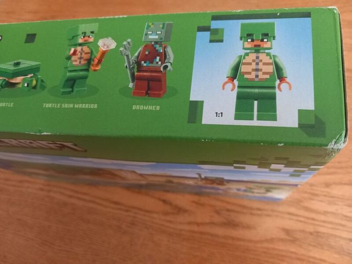 Brand New Lego Minecraft The Turtle Beach House Set