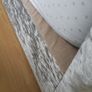 Deluxe 4ft 6 inch velvet headboard and frame Image 5