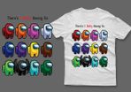 There is 1 batty among us t-shirt impostor among us t-shirt impostor t-shirt
