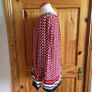 Next Ladies red black and cream blouse top Uk 16 postage included Image 4