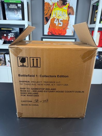 Battlefield 1 Collector's Edition - Complete No Game + Original GameStop Carton