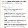 Turkish foor lamp. Image 6