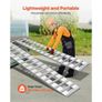 Loading Ramps, 2 Pcs 2400 x 380 mm, Durable Aluminum and Heavy-Duty Trailer Ramp Set with Anti-Slip Plates, 2721.6 kg Combined Capacity Image 6