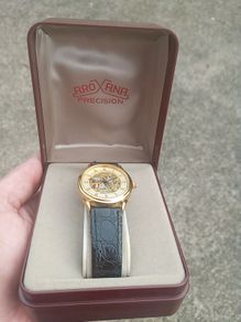 Vintage Aroxana ladies skeleton watch