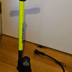 BTWIN floor bike pump from Decathlon.