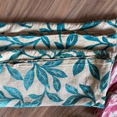 5 Handmade Cushion Covers Pink, Teal & Neutral