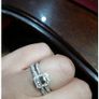 Engagement ring and wedding band Image 6