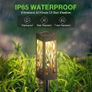 Solar Lights Outdoor Garden, 6 Pack Garden Lights Solar Powered Waterproof with Warm White LED Lights, Solar Garden Ornaments Outdoor for Patio, Yard, Pathway Dusk to Dawn Auto On/Off Image 4