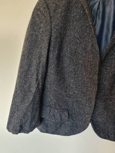 Tommy hilfigher wool blazer size 10 grey button up in excellent condition