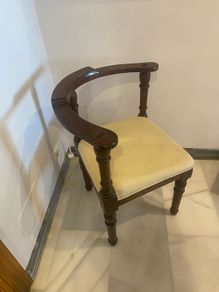 2 antique mahogany chairs