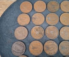 Irish 1 Pingin Coin