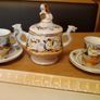 Vintage Capodimonte style porcelain  coffee set Image 4