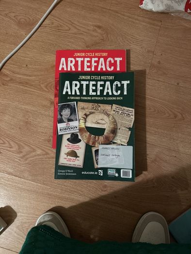 Artefact history textbook and skills book