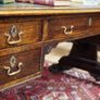 Victorian Oak Library / Writing Table Image 8