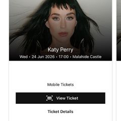 katy perry 2 tickets