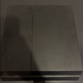 playstation 4 with just cables