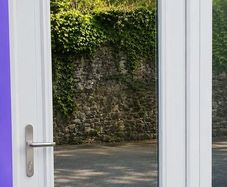 Composite steel reinforced Front Door