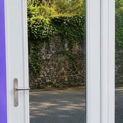 Composite steel reinforced Front Door