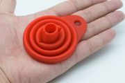 Car Funnel Engine Collapsible Silicone For Gasoline Oil Fuel Petrol Diesel DIY