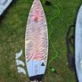 3 surfboards with fins, leash and bags Image 2