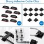 NEW SALE | Cable Management Kit, 146Pcs Tidy for Home Office under Desk- 100 Wire Organizer Ties, 5 Upgrade Silicone Holder, 2 Sleeve, 28 Adhesive Clips, 1 Roll Organiser Straps etc Image 5