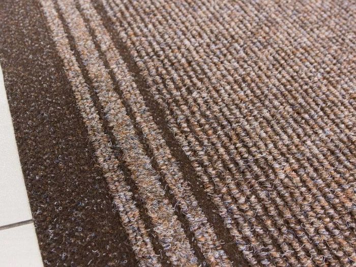The Rug House Brown Rubber Backed Very Long Hallway Hall Runner Narrow Rugs Custom Length - Sold and Priced Per Foot