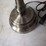 Large Brass Look Table Lamp & White Shade.  B.N.W.T Image 4