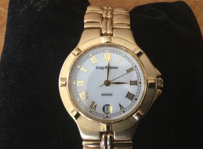 Watches - Ladies 18ct. Gold Electroplated Krug Baumen,