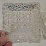 Vintage Daisy and button clear glass dish Image 4