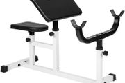_Biceps Curl Weight Bench Cushion Seat and Shelf 100 x 65 x 96 cm