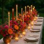 Glass Holders with Pillar Candles in Handy Carry Box Image 10