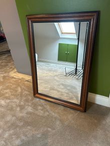 Mahogany mirror