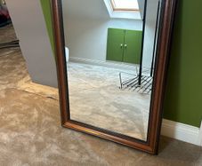 Mahogany mirror