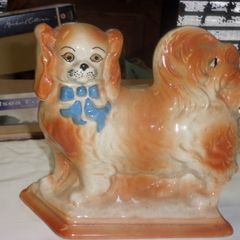 antique staffordshire dog c 1860