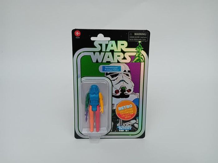 Star Wars Retro Collection Stormtrooper Prototype Edition 3.75" (Blue Torso) Hasbro
