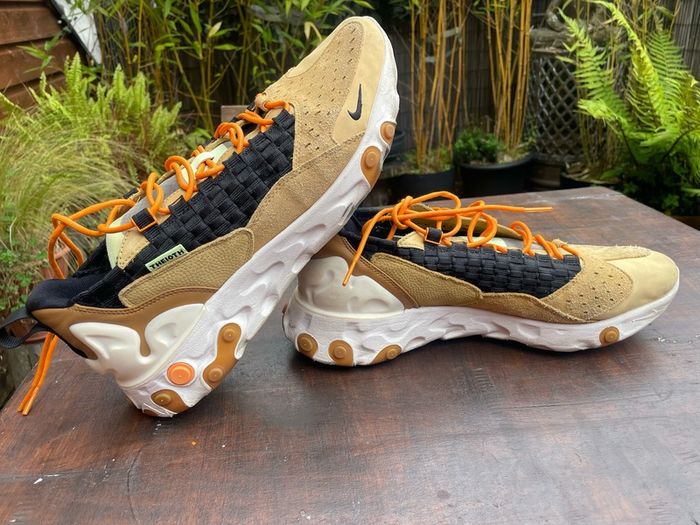 Nike React Sertu Men Shoes, Club Gold/Black/Wheat/Ceramic, AT5301-700, size 10