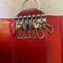 Vera Pelle Leather Key Wallet Image 5