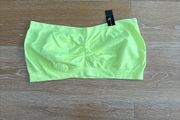 Brand New Lime Seamfree Bandeau Bra Large