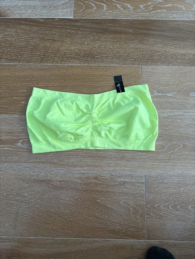 Brand New Lime Seamfree Bandeau Bra Large