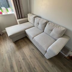 Sofa bed chaise with storage