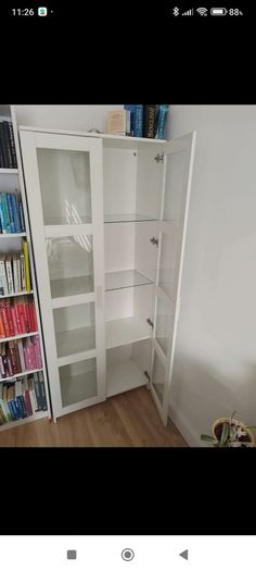 Glass door cabinet