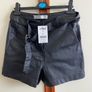 Next Black high waist shorts, size UK10 Image 3