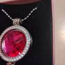Pink diamante necklace Image 2