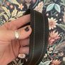 Handmade witch shoulder bag black and lilac Image 4