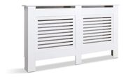 Cabinet MDF Horizontal Modern Design White Decorative for Living Room Bedroom L 152cm
