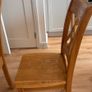 Solid Oak Dining Chairs set of 2 Image 5