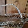 vintage wine basket silver plate Image 4
